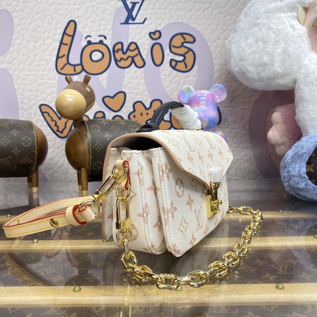 LV M46914 Louis Vuitton Pochette Métis East West Handbag Other Monogram Canvas