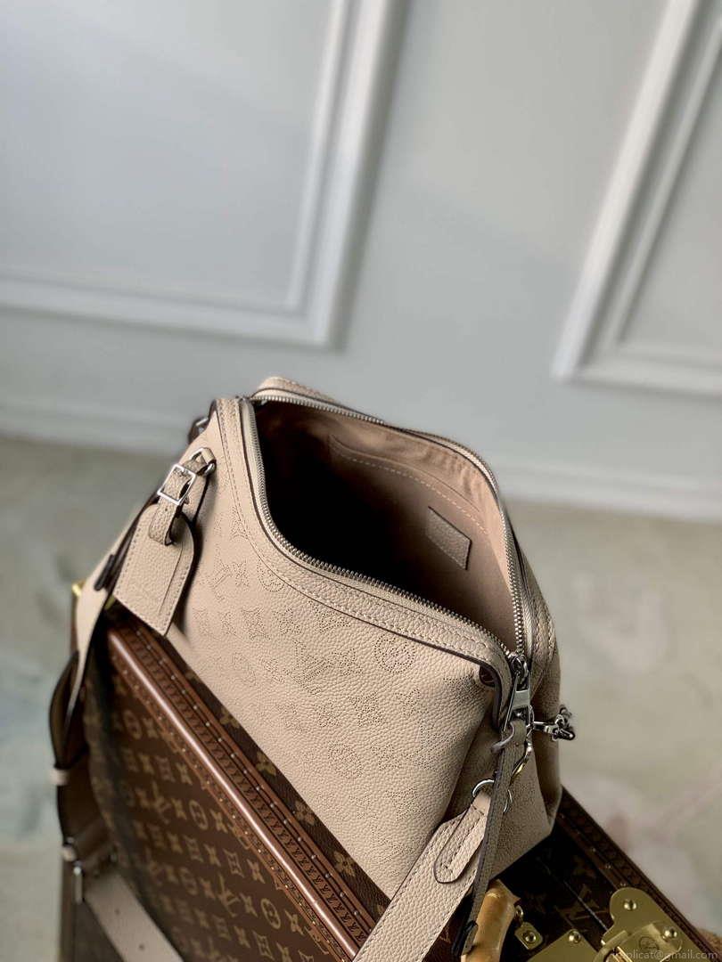 LV M24255 Louis Vuitton Hand It All PM Bag Galet Gray