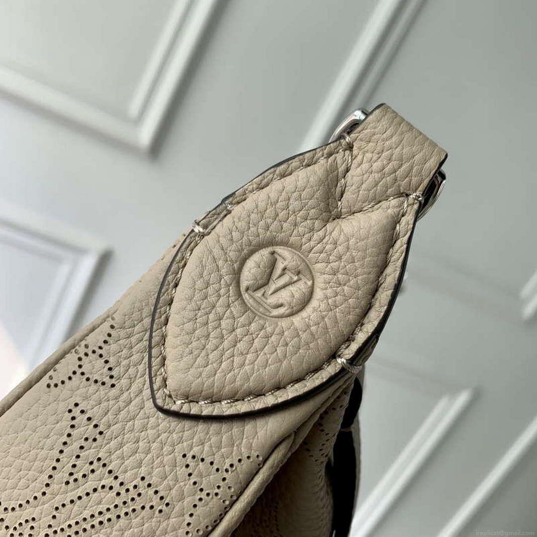 LV M22823 Louis Vuitton Baia MM Bag Mahina Galet Grey