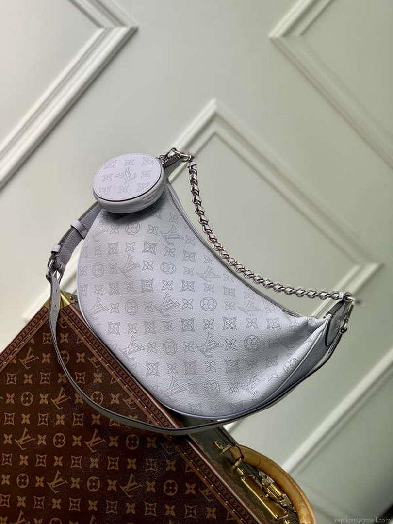 LV M22822 Louis Vuitton Baia MM Bag Mahina Light Lilac
