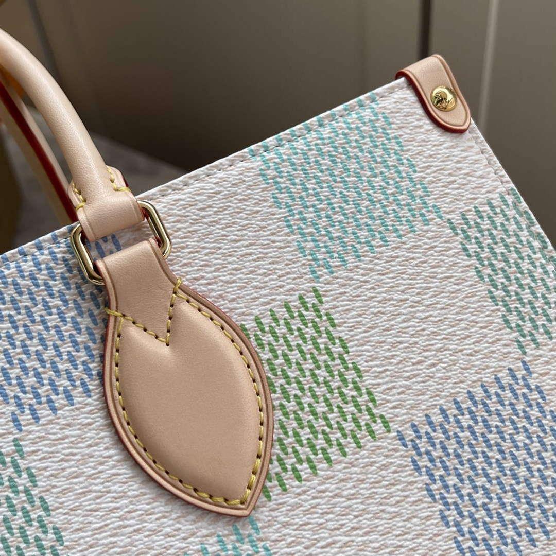 LV N40518 Louis Vuitton OnTheGo MM Tote Bag Pistachio