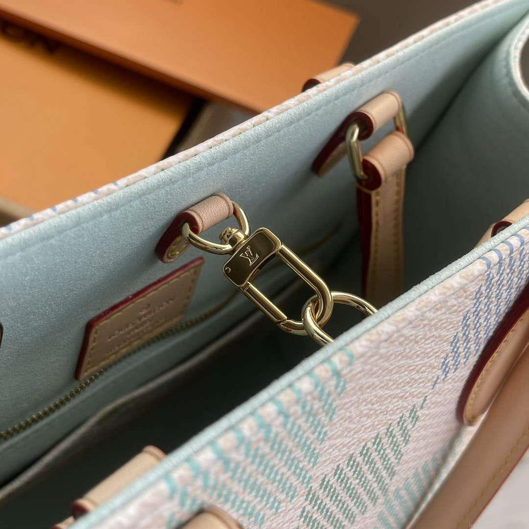 LV N40518 Louis Vuitton OnTheGo MM Tote Bag Pistachio