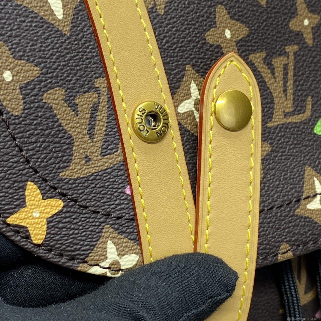 LV M25240 Louis Vuitton Christopher MM Backpack Chocolate