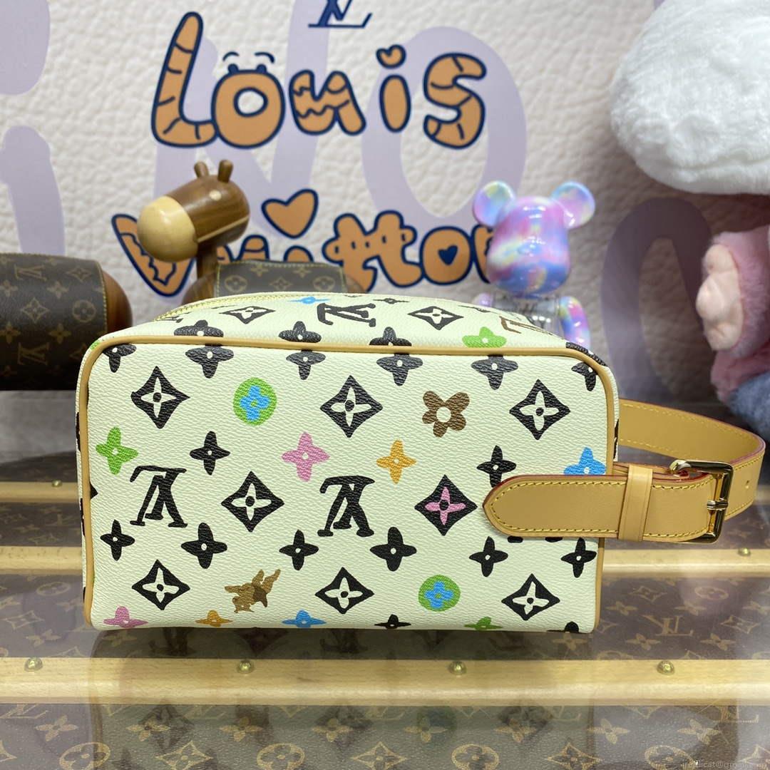 LV M47069 Louis Vuitton Locker Dopp Kit Vanilla