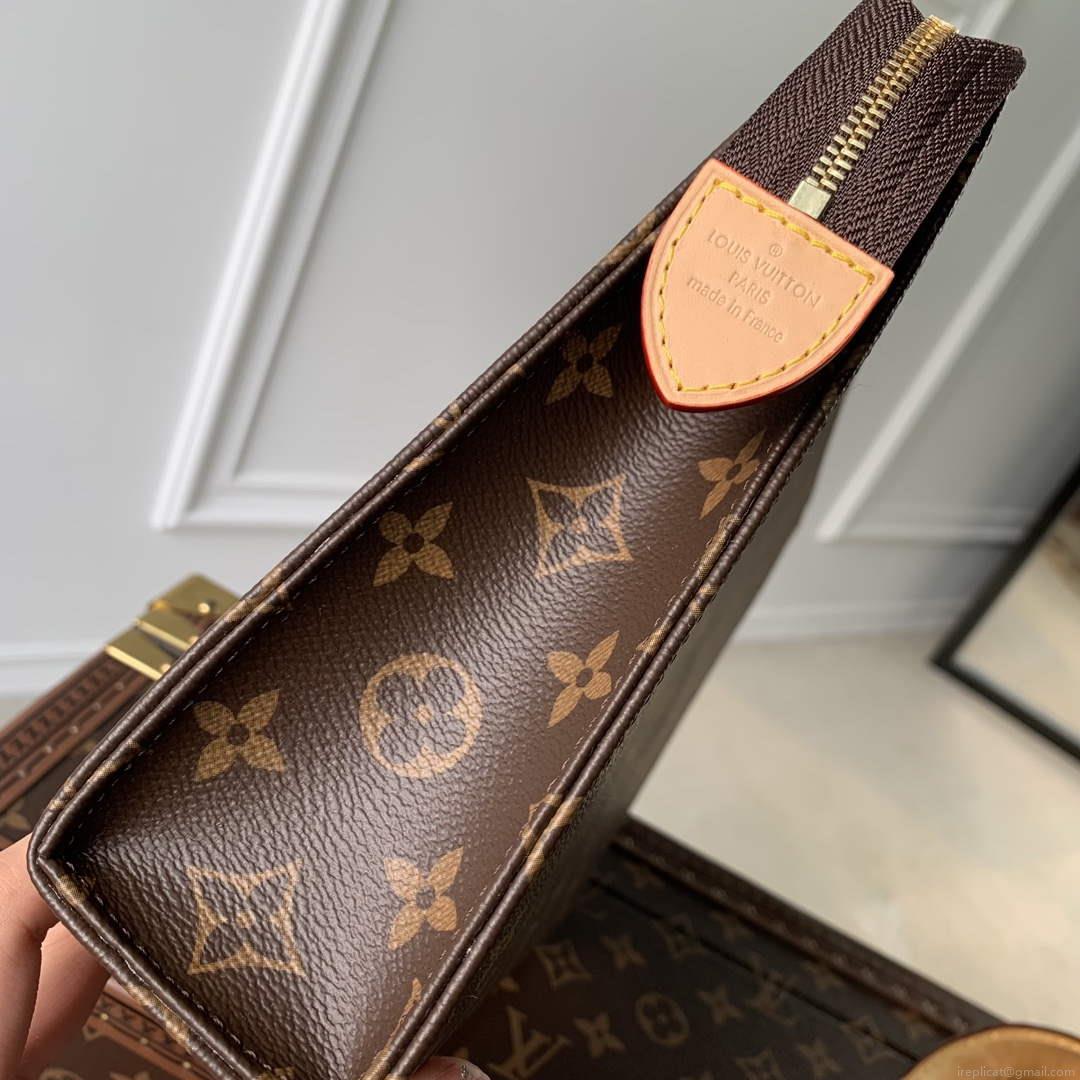 LV M47195 Louis Vuitton Trio Toilet Pouch Bag