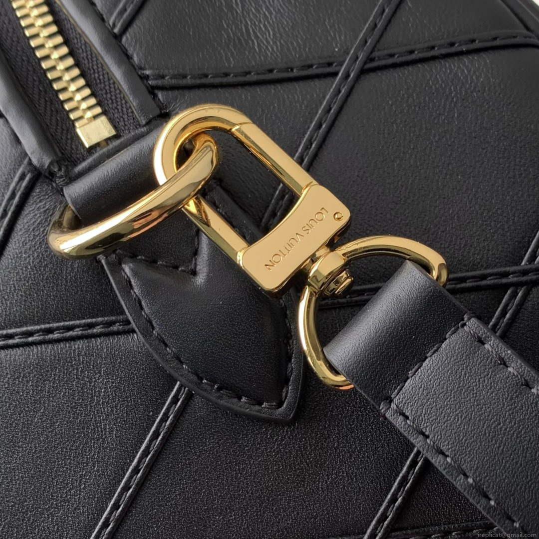 LV M24206 Louis Vuitton Speedy Bandoulière 25 Handbag Black