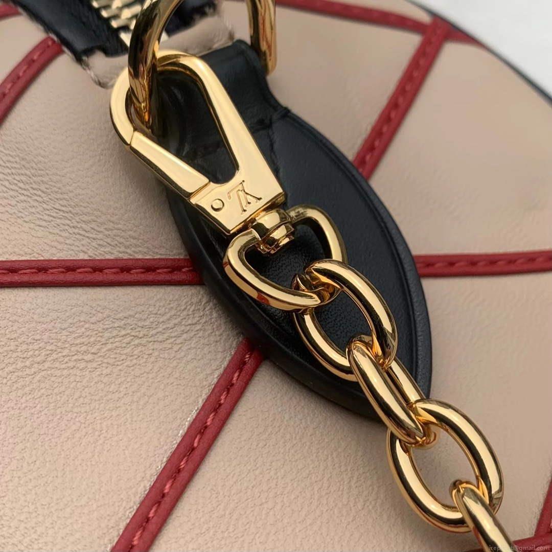 LV M24261 Louis Vuitton Speedy Bandoulière 20 Handbag Beige/Red