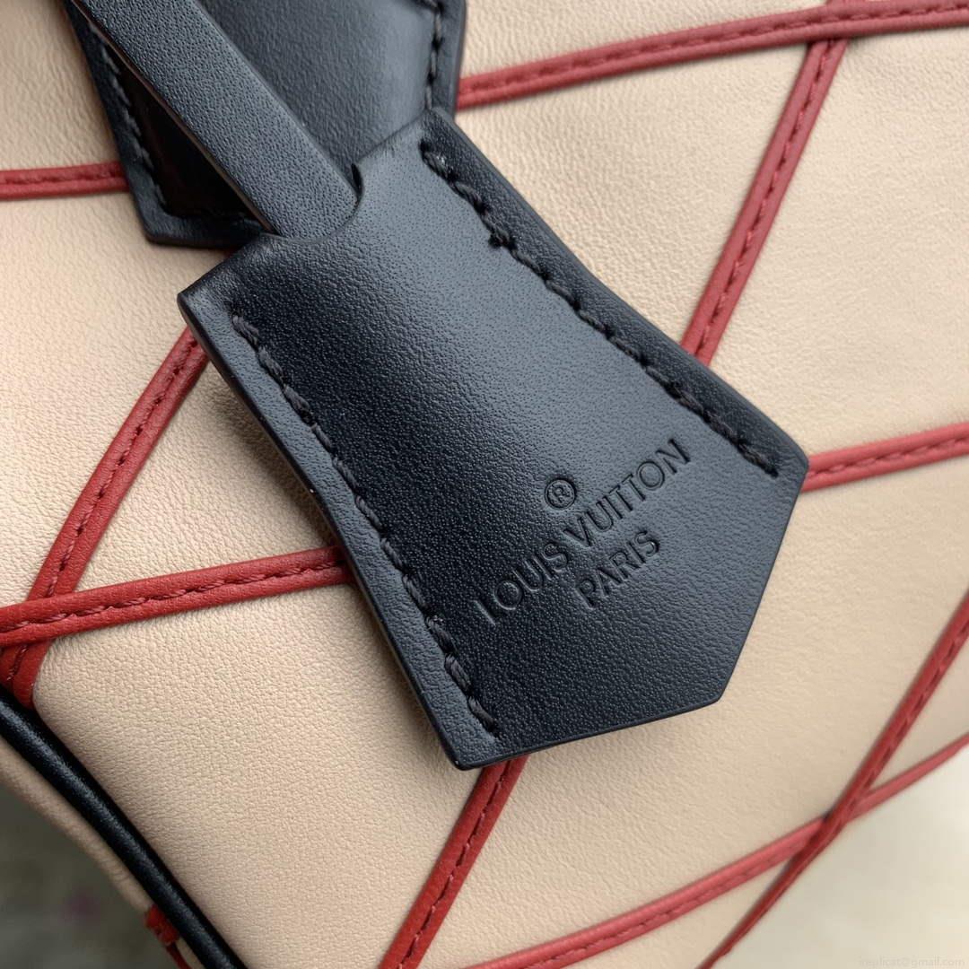 LV M24261 Louis Vuitton Speedy Bandoulière 20 Handbag Beige/Red