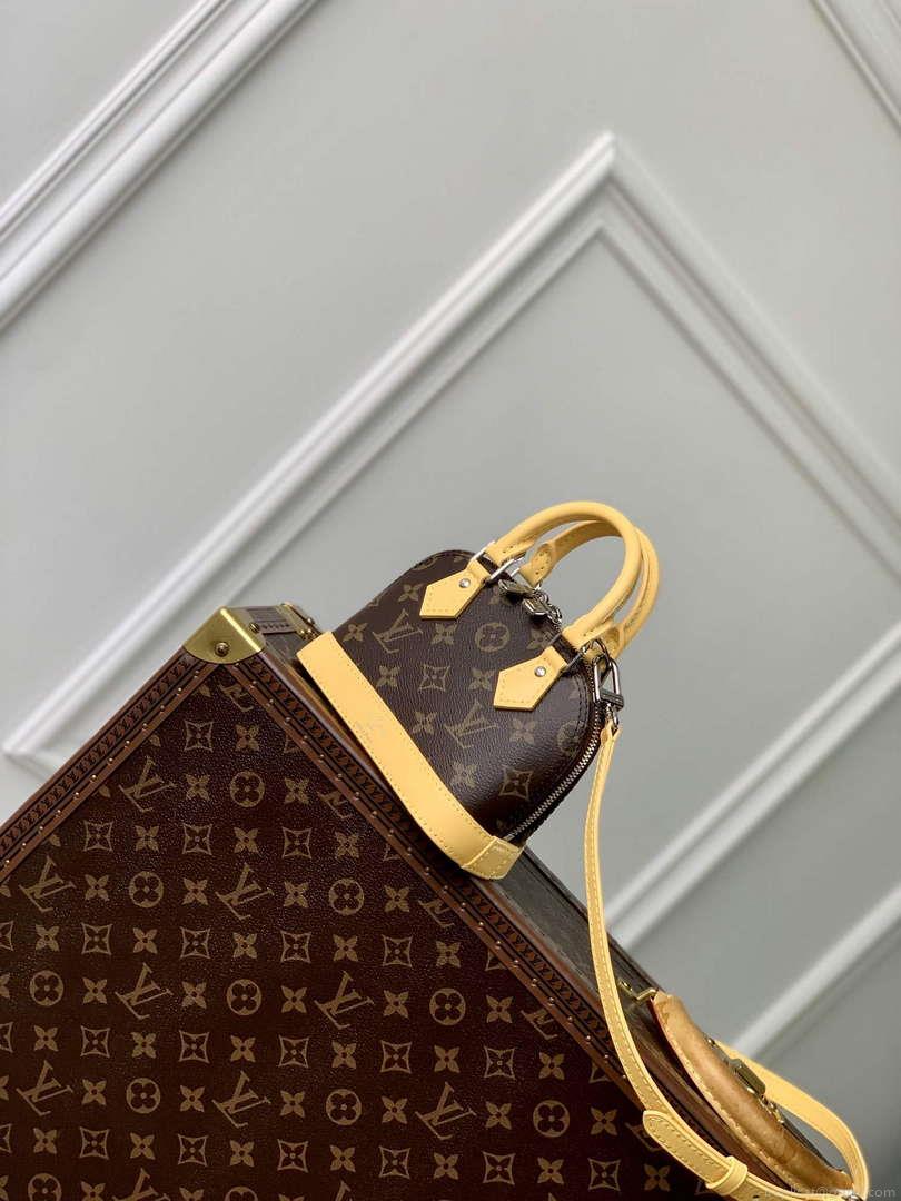LV M82717 Louis Vuitton Nano Alma Bag Yellow