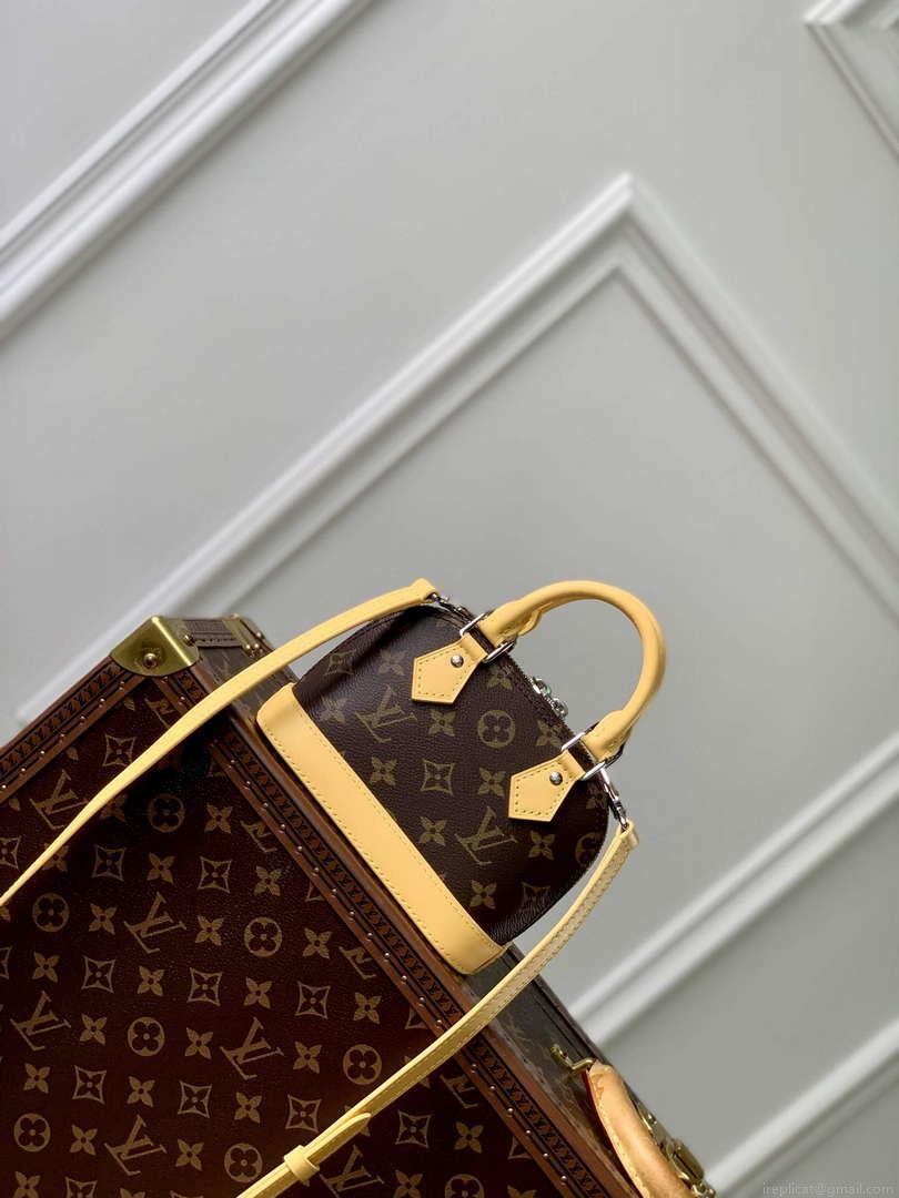 LV M82717 Louis Vuitton Nano Alma Bag Yellow
