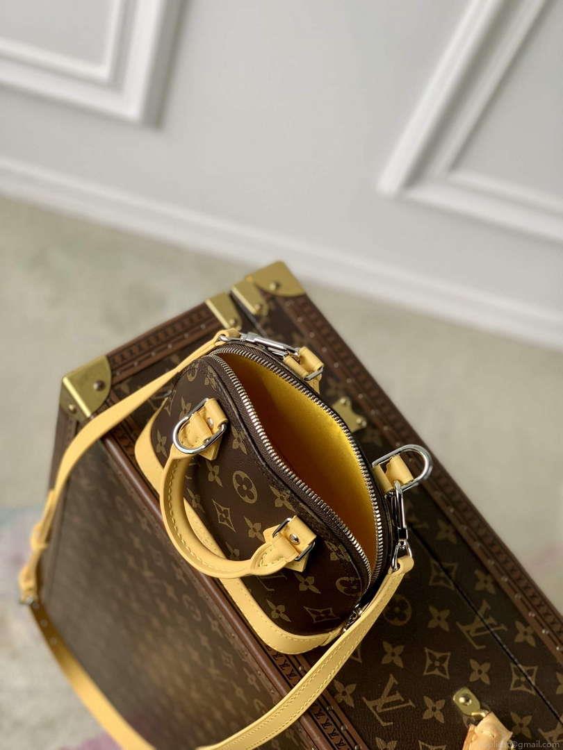 LV M82717 Louis Vuitton Nano Alma Bag Yellow