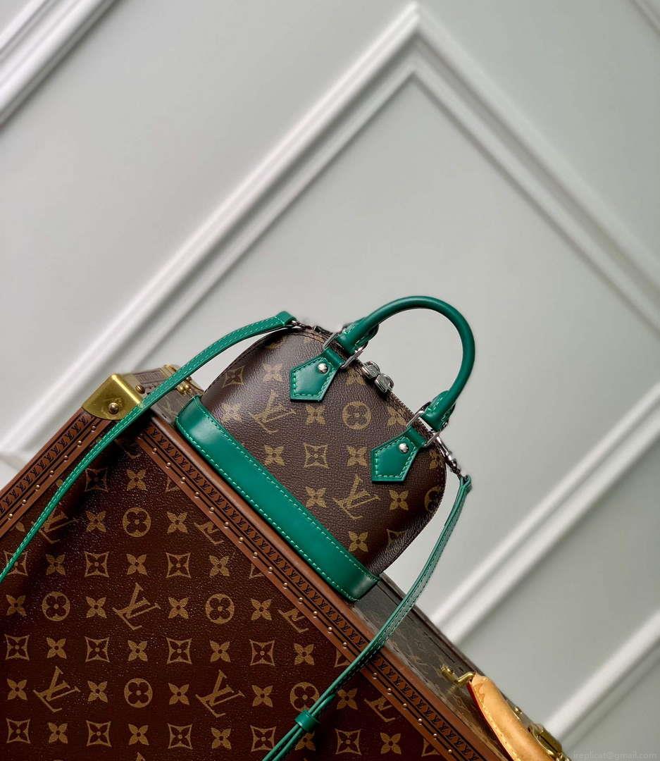 LV M82717 Louis Vuitton Nano Alma Bag Green
