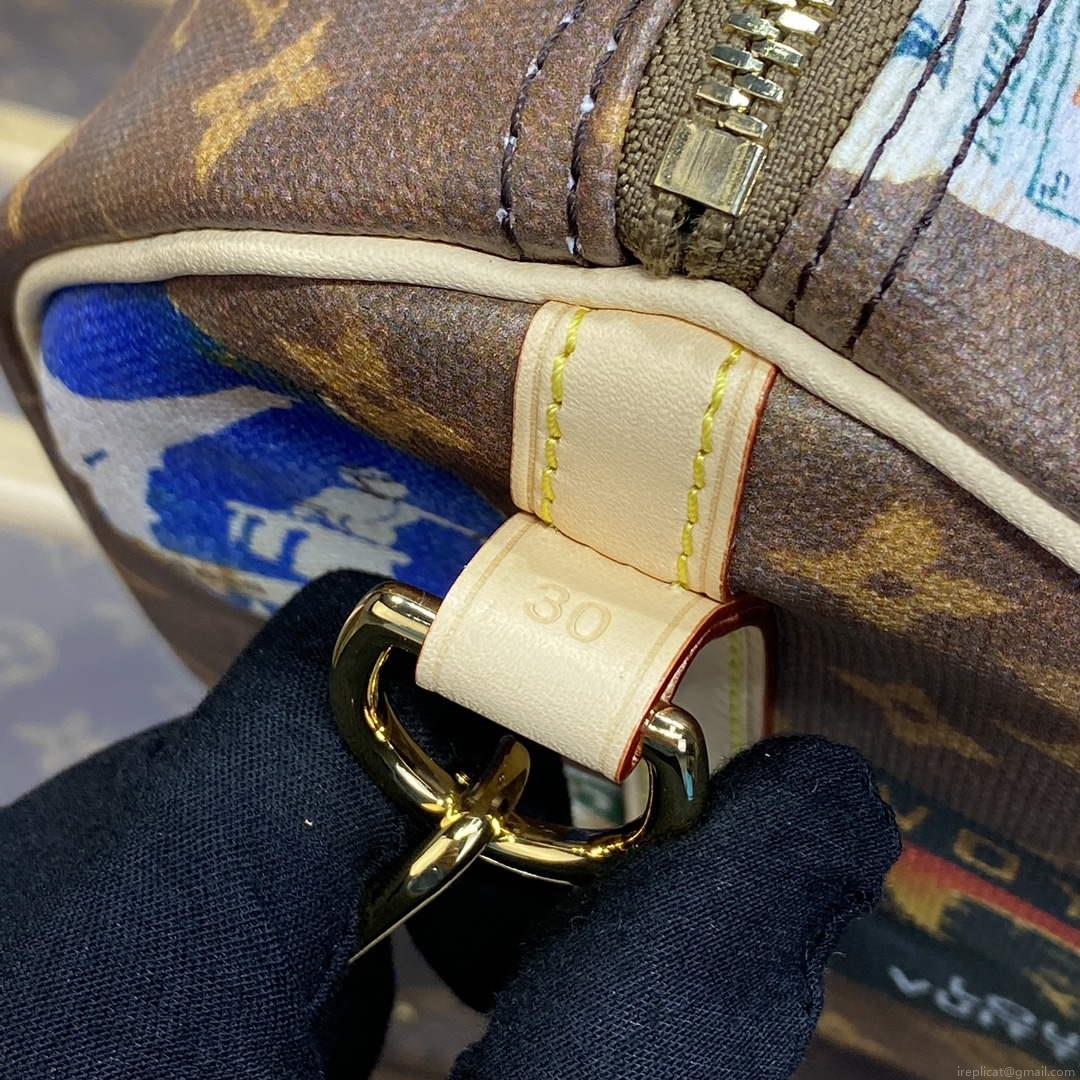 LV M47087 Louis Vuitton Speedy Bandoulière 30 Handbag Monogram Canvas