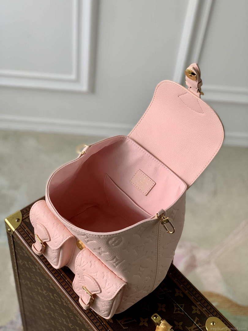 LV M47074 Louis Vuitton Playful Backup Backpack Bag Opal Pink