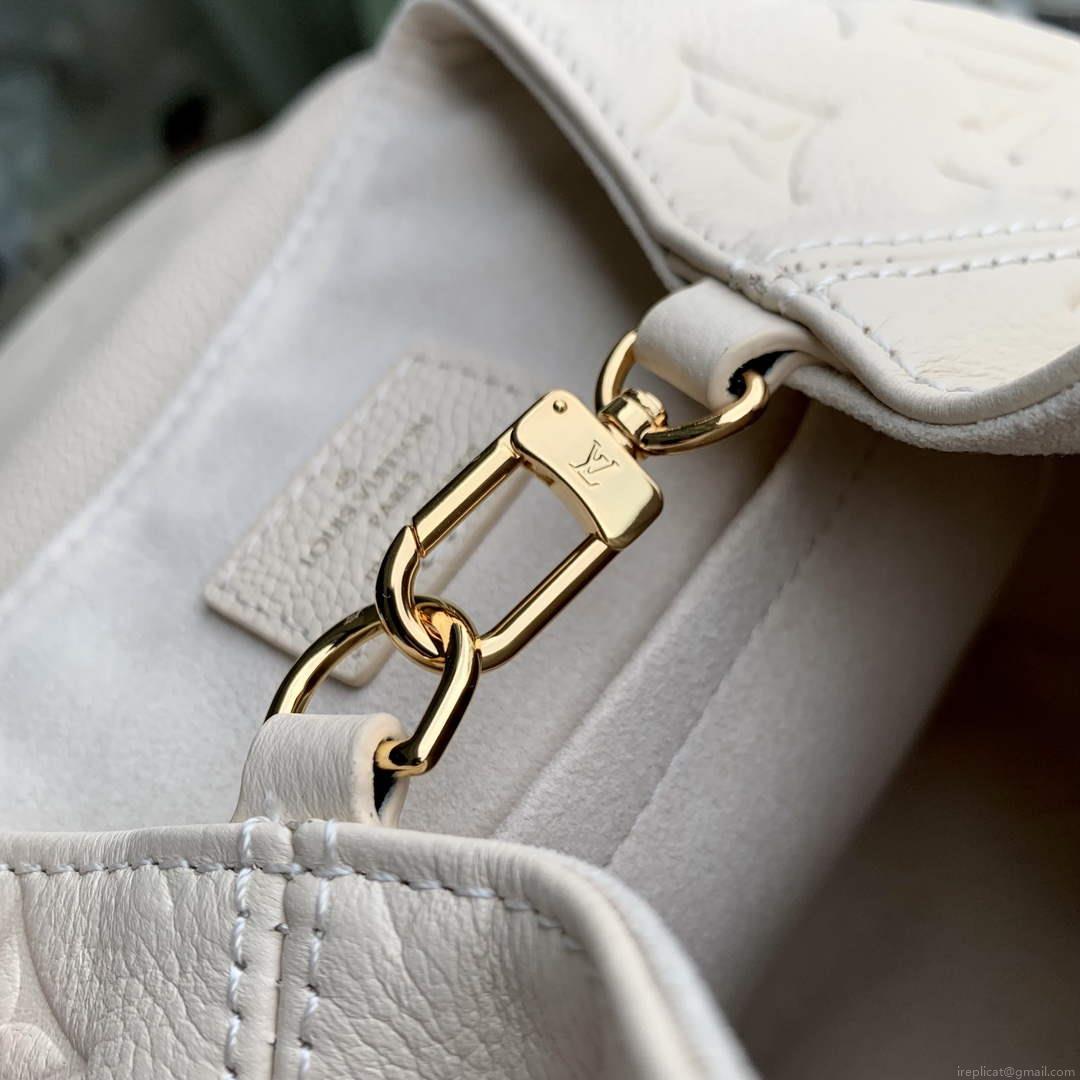 LV M47106 Louis Vuitton Playful Backup Backpack Bag Cream