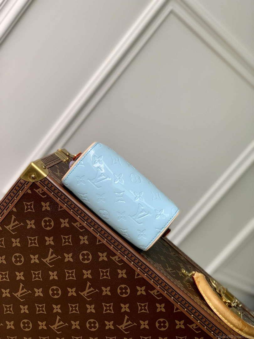 LV M83000 Louis Vuitton Nano Speedy Bag Sky Blue