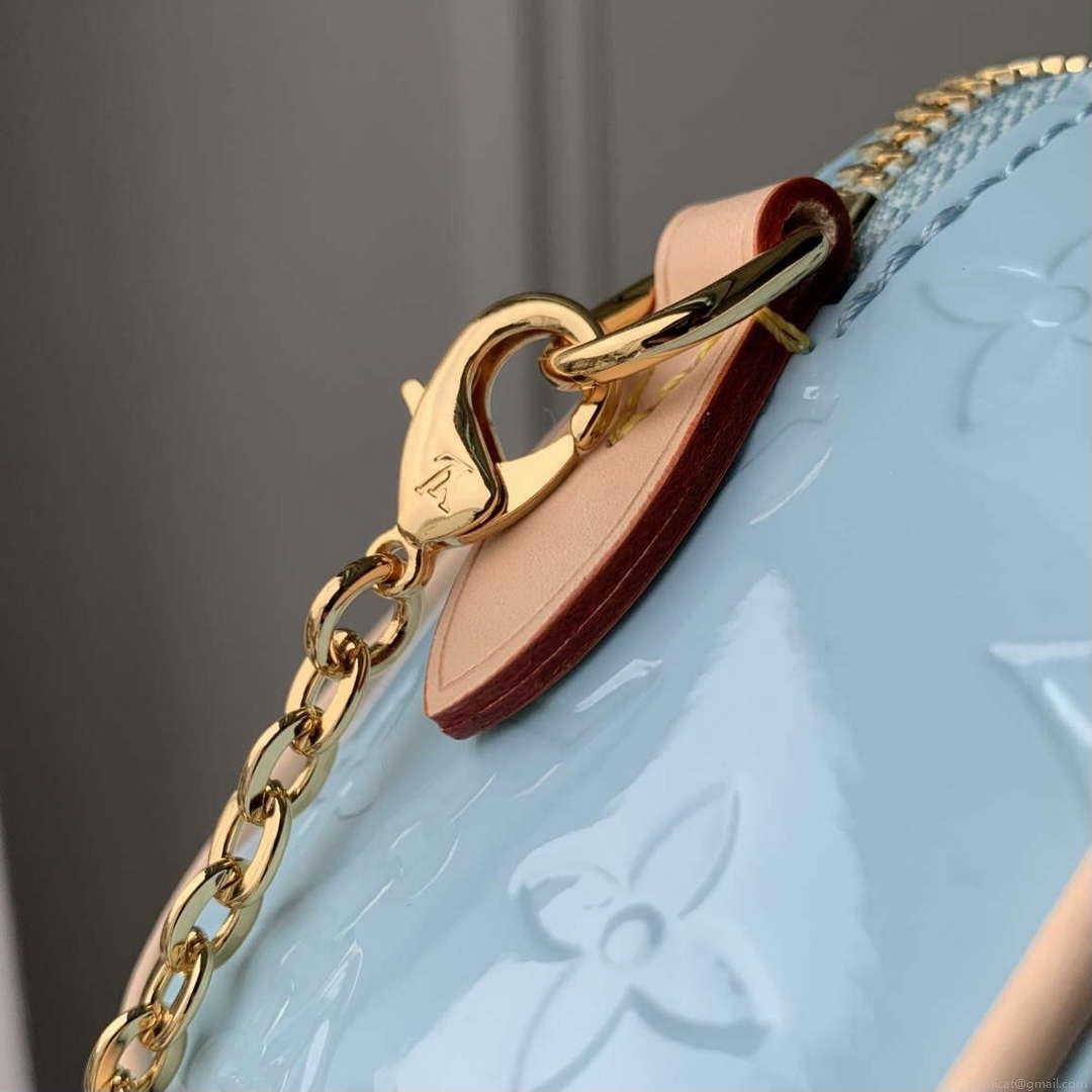LV M83000 Louis Vuitton Nano Speedy Bag Sky Blue