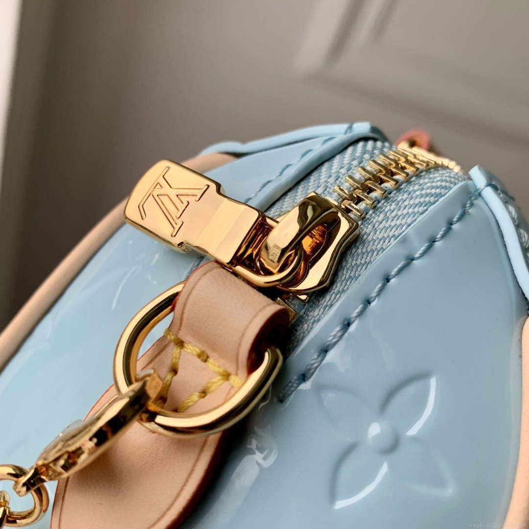 LV M83000 Louis Vuitton Nano Speedy Bag Sky Blue