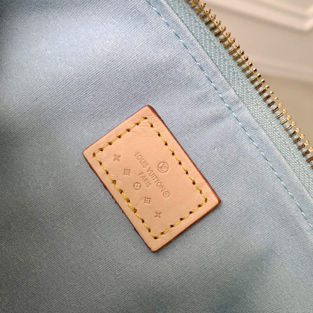 LV M83000 Louis Vuitton Nano Speedy Bag Sky Blue