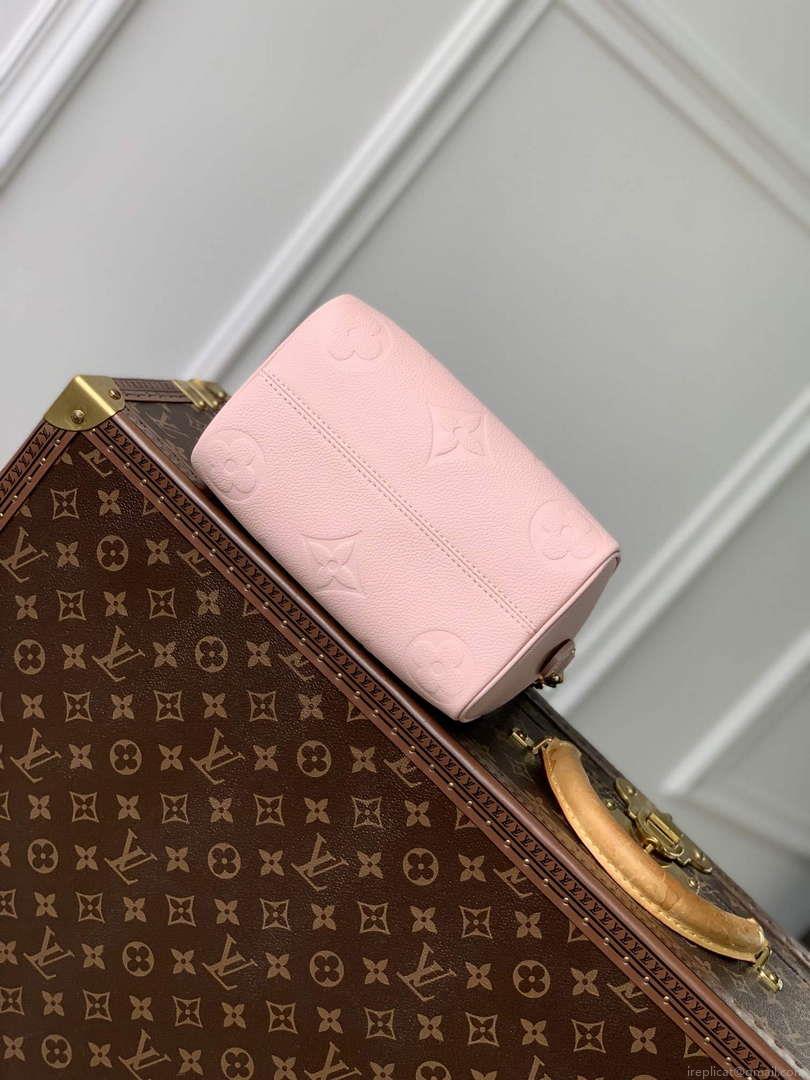 LV M47136 Louis Vuitton Speedy Bandoulière 20 Handbag Opal Pink