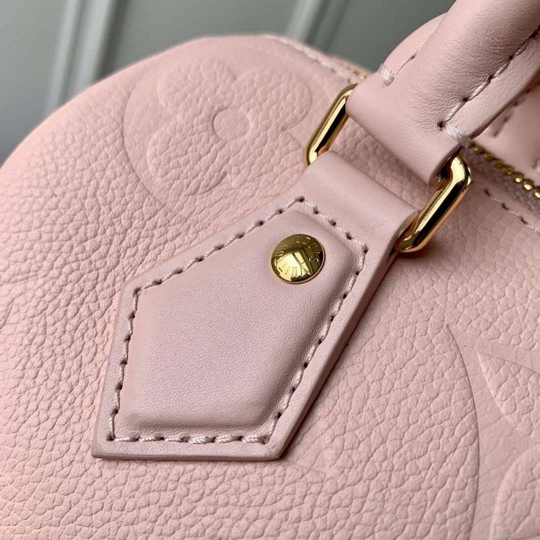 LV M47136 Louis Vuitton Speedy Bandoulière 20 Handbag Opal Pink