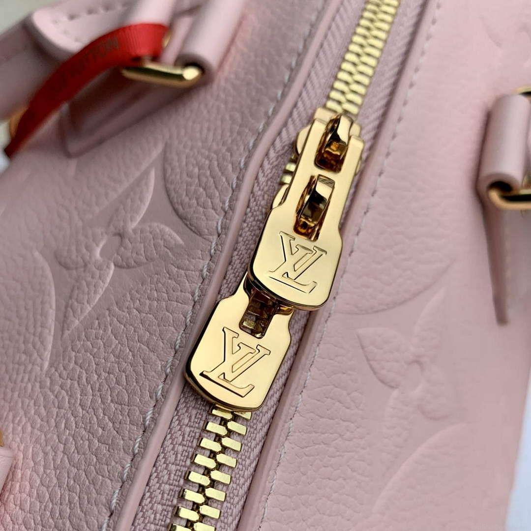 LV M47136 Louis Vuitton Speedy Bandoulière 20 Handbag Opal Pink