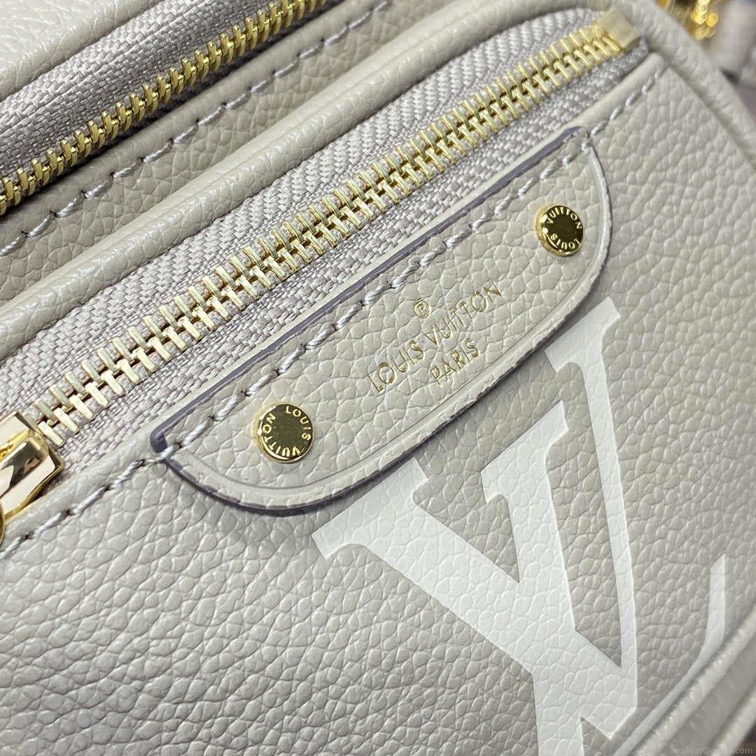LV M82208 Louis Vuitton Mini Bumbag Monogram Empreinte Gray