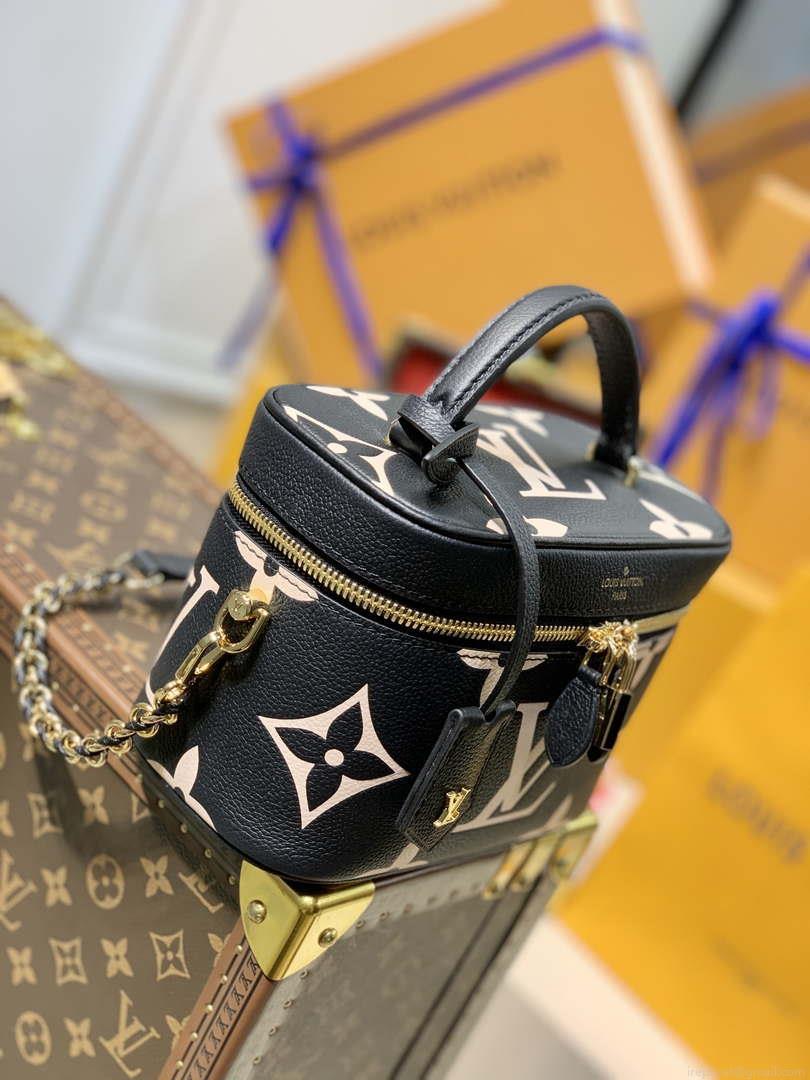 Louis Vuitton LV M45780 Nice Mini Vanity Case Monogram canvas Black Cream