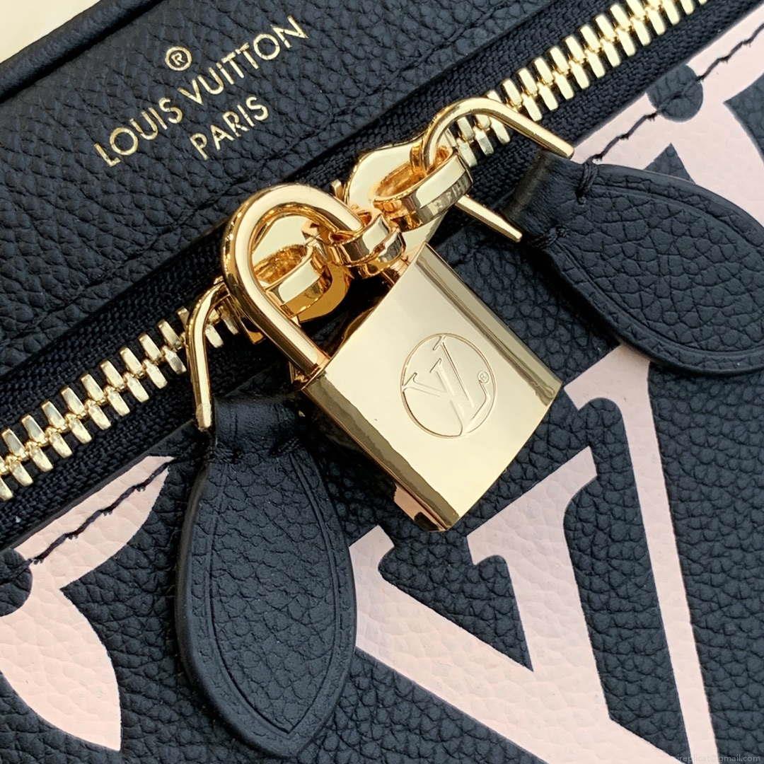 Louis Vuitton LV M45780 Nice Mini Vanity Case Monogram canvas Black Cream