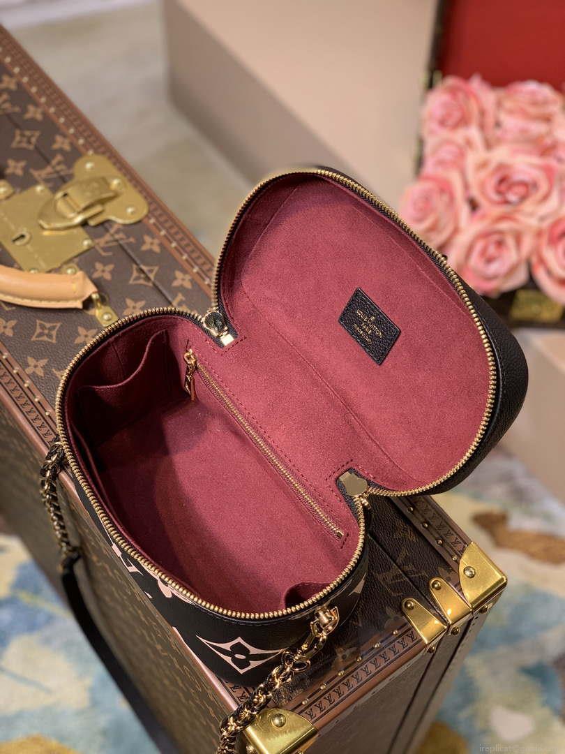 Louis Vuitton LV M45780 Nice Mini Vanity Case Monogram canvas Black Cream