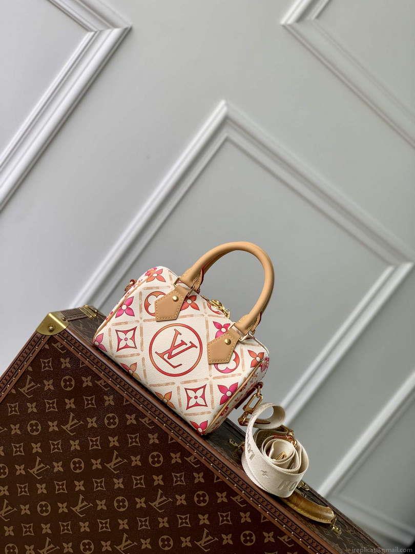 LV M11209 Louis Vuitton Speedy Bandoulière 20 Bag Coral