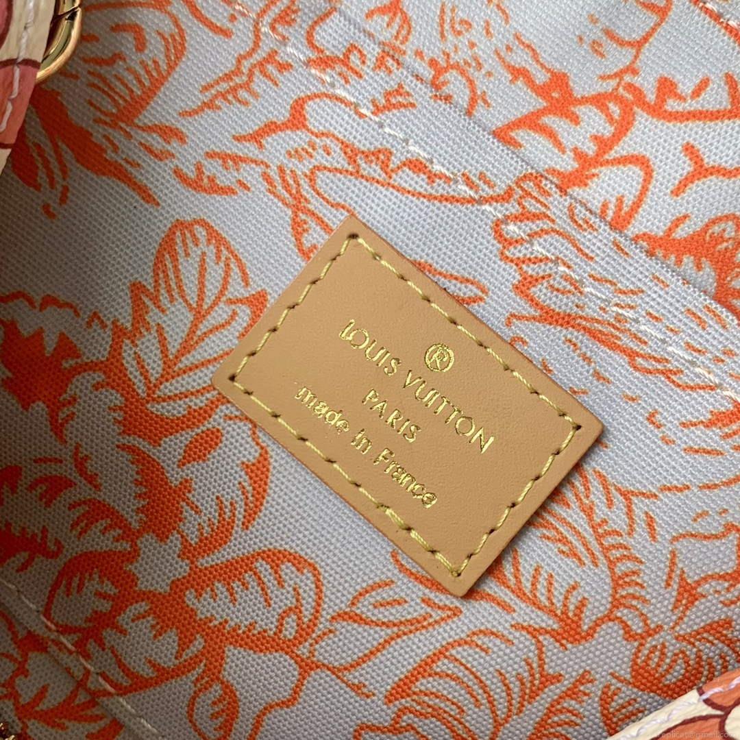 LV M25318 Louis Vuitton OnTheGo East West Handbag Coral