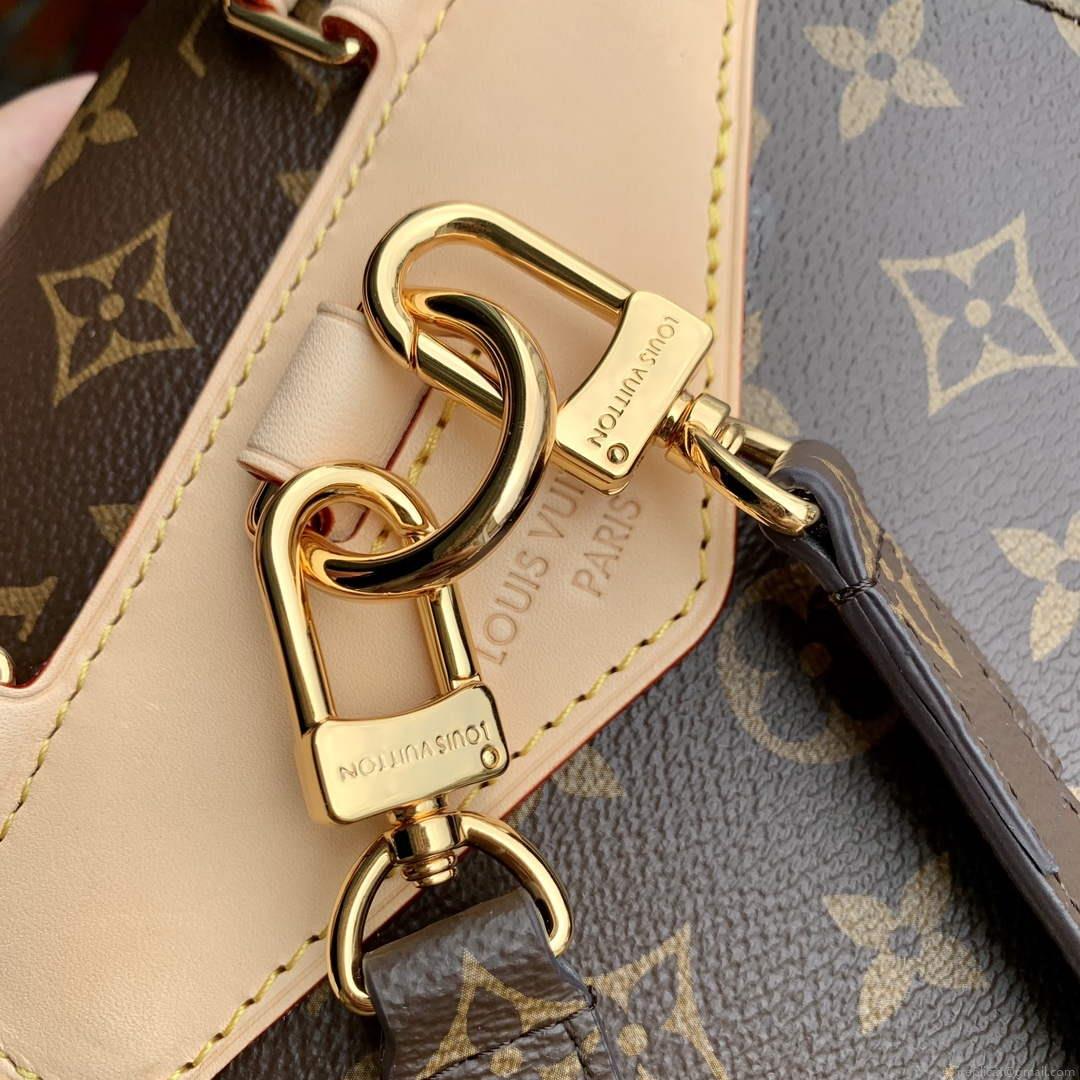 LV M11199 Louis Vuitton Montsouris Mini Backpack Monogram Coated canvas
