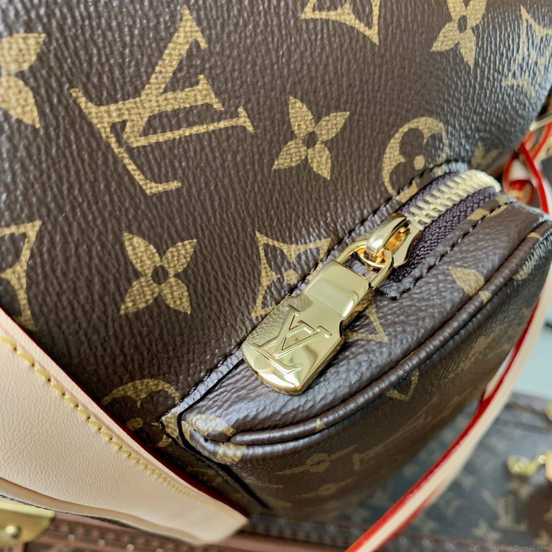 LV M11199 Louis Vuitton Montsouris Mini Backpack Monogram Coated canvas
