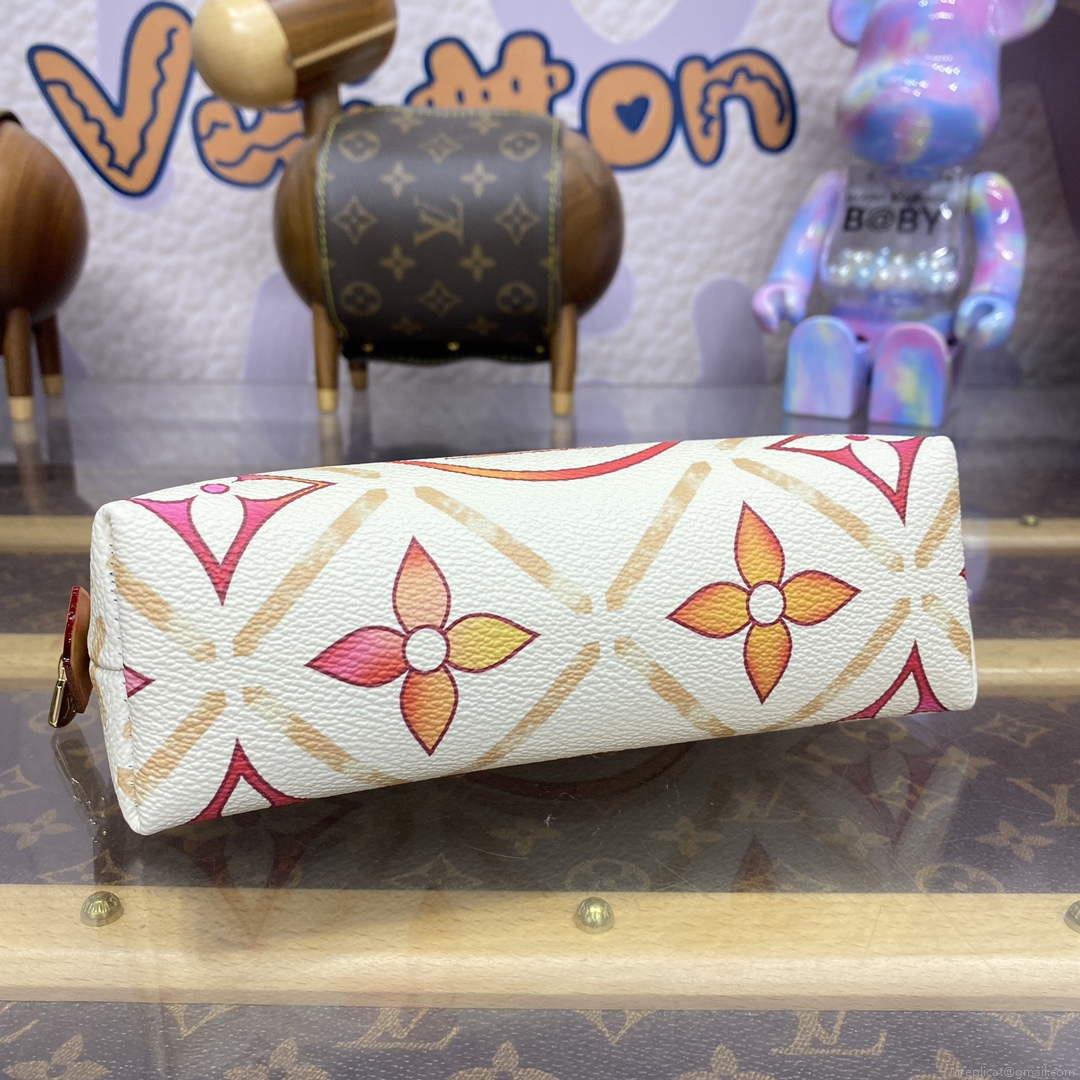 LV M11239 Louis Vuitton Pochette Cosmétique PM Bag Coral