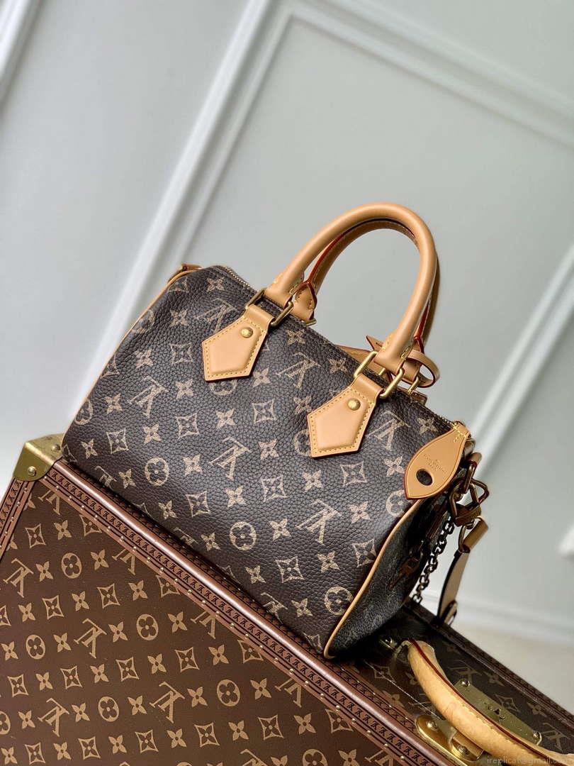 LV M24443 Louis Vuitton Speedy P9 Bandoulière 25 Bag Monogram Leather