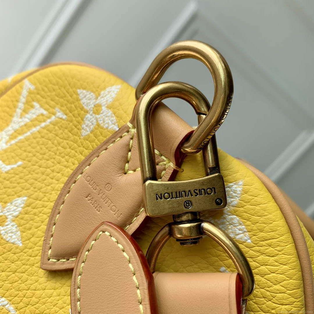 LV M24426 Louis Vuitton Speedy P9 Bandoulière 25 Bag Monogram Leather Yellow