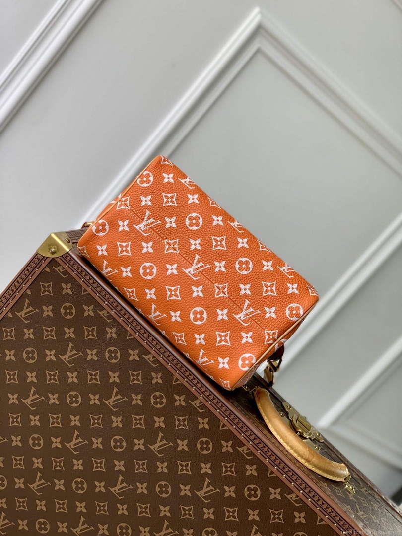 LV M24423 Louis Vuitton Speedy P9 Bandoulière 25 Bag Monogram Leather Orange