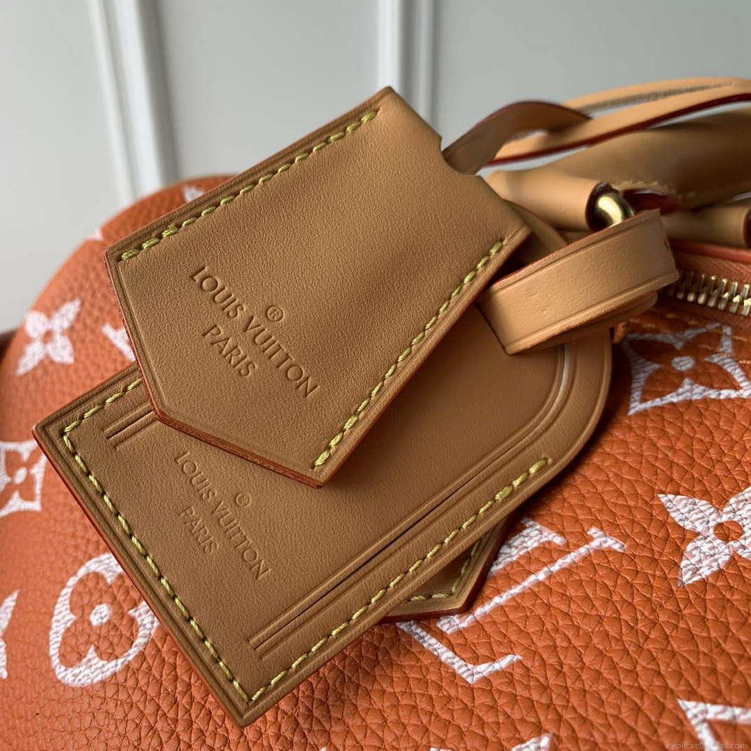 LV M24417 Louis Vuitton Speedy P9 Bandoulière 40 Bag Monogram Leather Orange