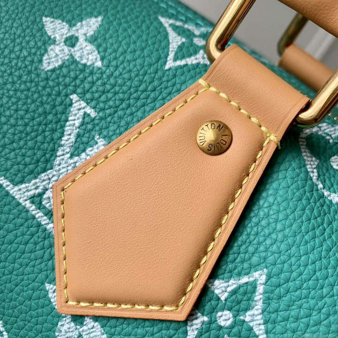 LV M24423 Louis Vuitton Speedy P9 Bandoulière 25 Bag Monogram Leather Light Green