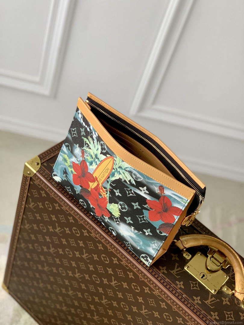 LV M83465 Louis Vuitton Pochette Voyage Nano City Bag Green