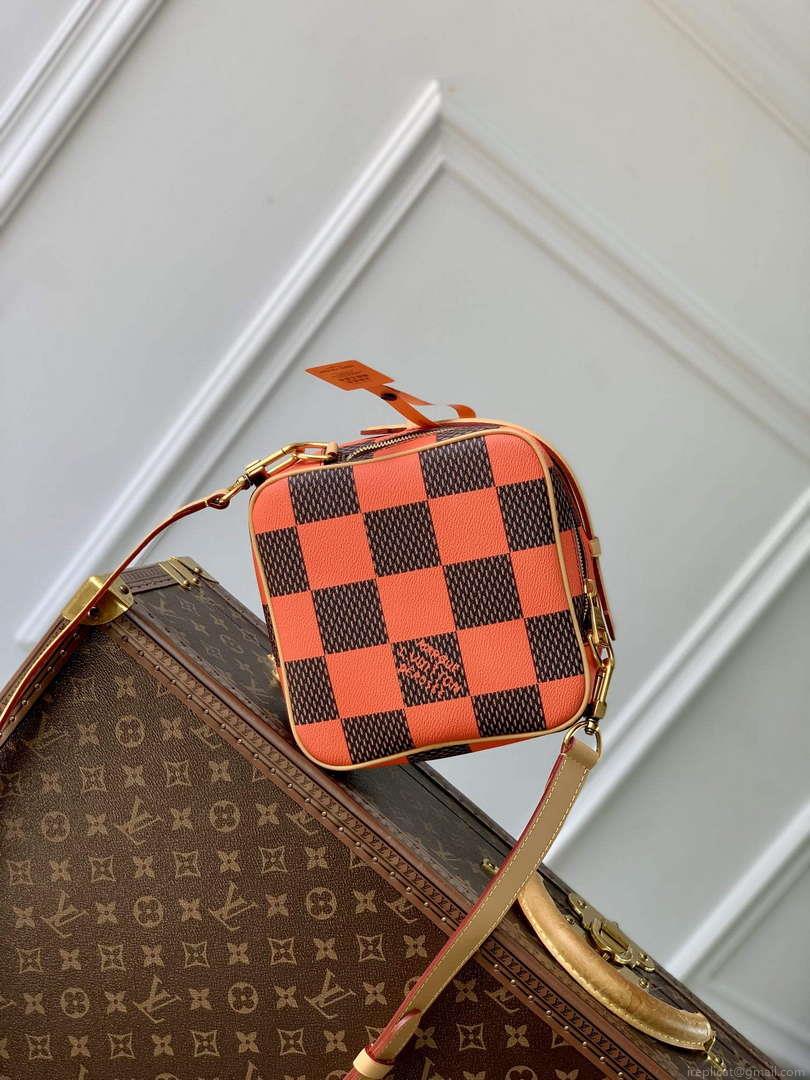 LV N40548 Louis Vuitton Chess Messenger Bag Orange