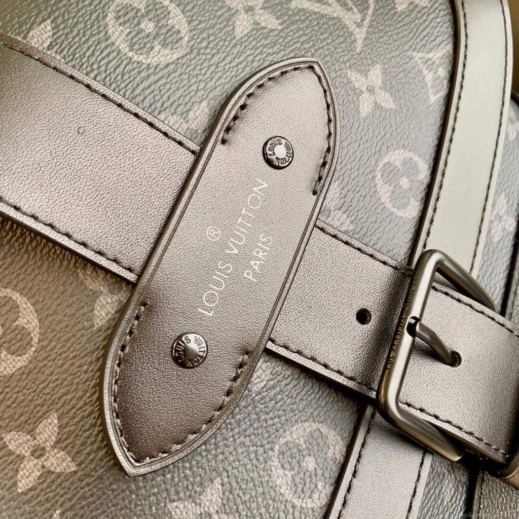 LV M45911 Louis Vuitton Saumur Messenger Black