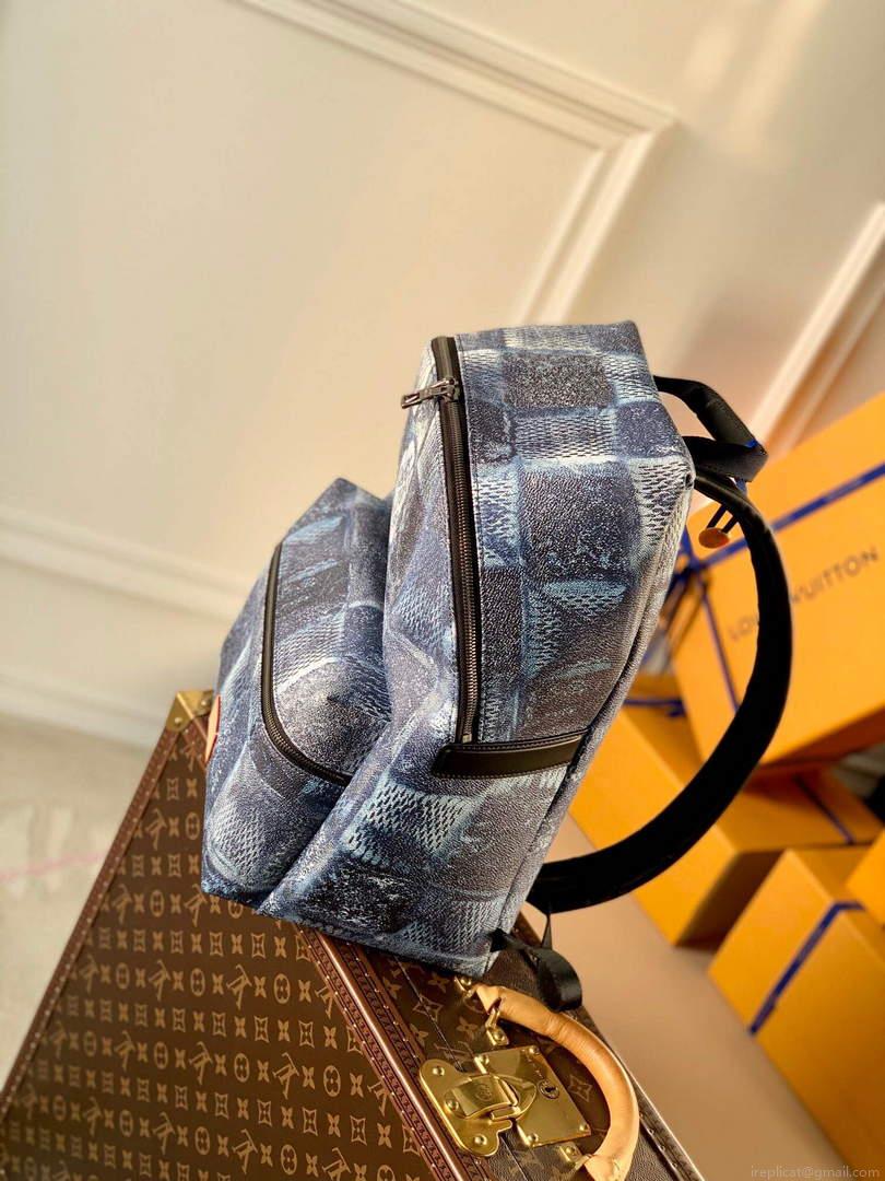 LV N50060 Louis Vuitton Discovery Backpack Ocean Blue