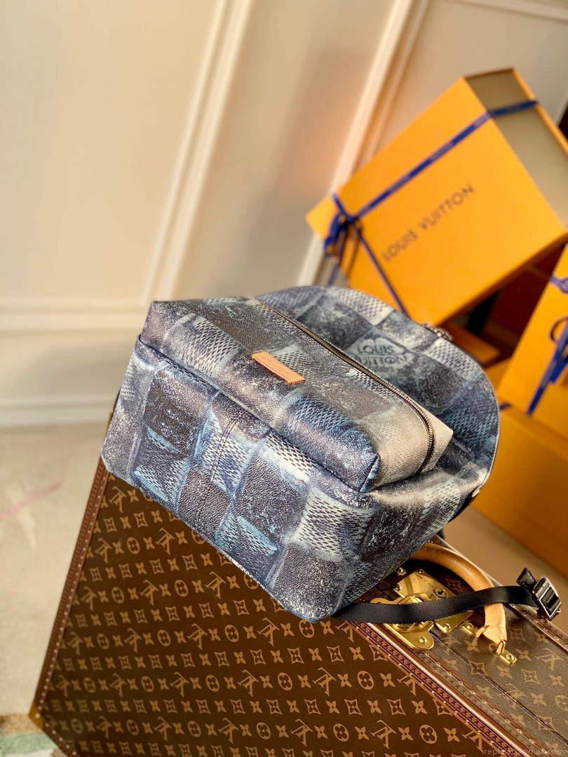 LV N50060 Louis Vuitton Discovery Backpack Ocean Blue