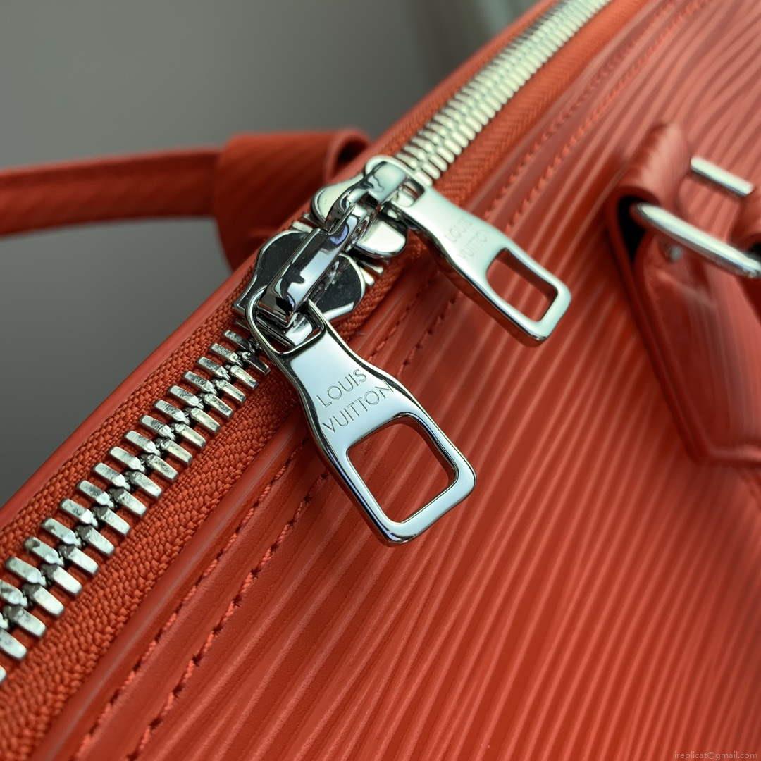 LV M23717 Louis Vuitton Alma Travel GM Bag Vermillon Red
