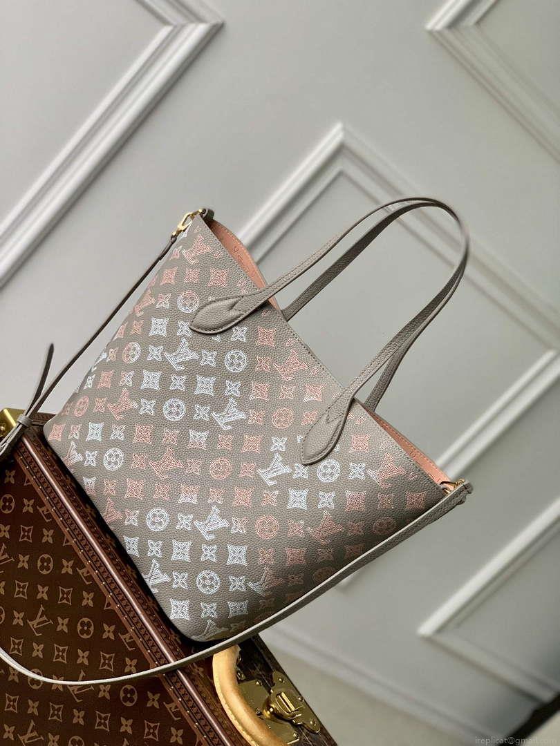 LV M23387 Louis Vuitton Blossom MM Tote Bag Gray
