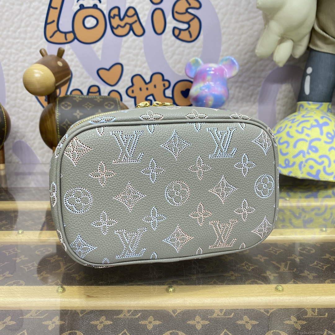 LV M23550 Louis Vuitton Nice Mini Vanity Case Gray