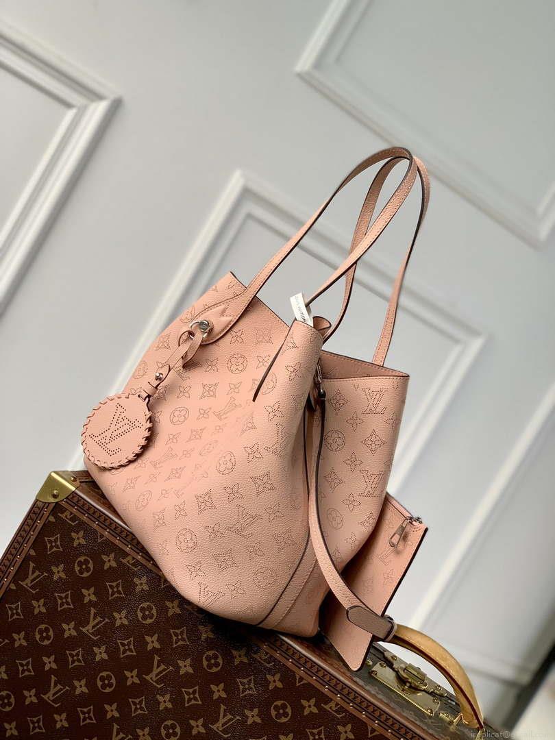 Louis Vuitton Blossom MM Mahina Tote Bag LV M21851 Pink