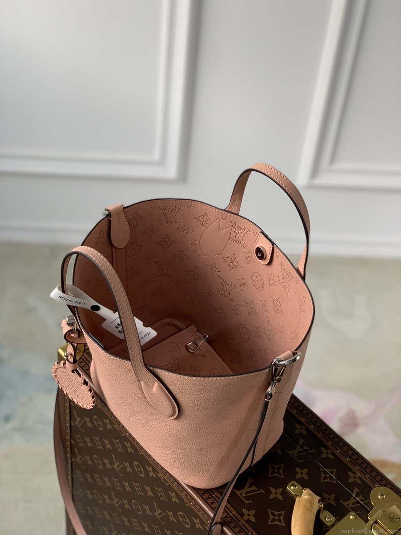 LV M23196 Louis Vuitton Blossom PM Mahina Tote Bag Pink